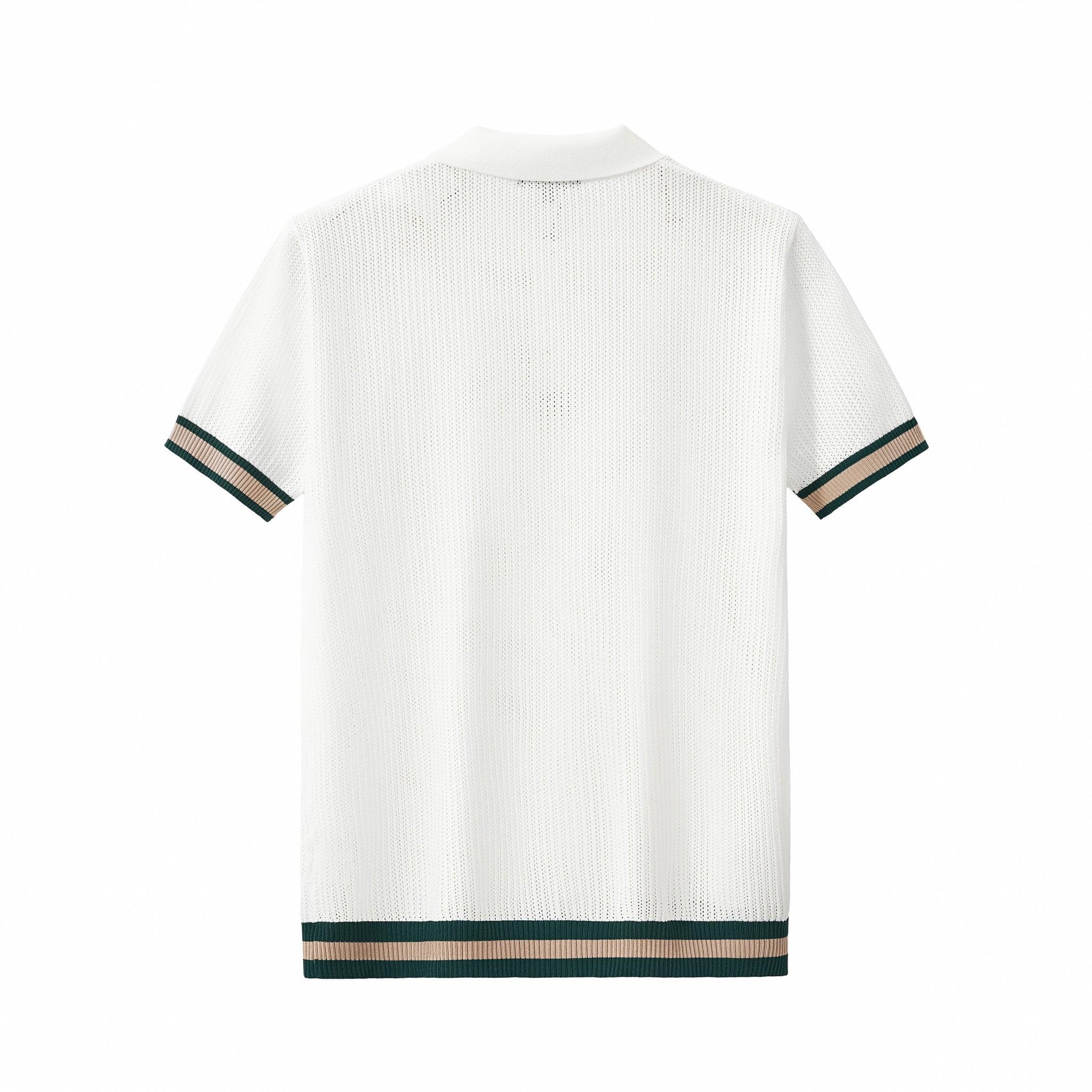EdgeTrim Mesh Polo WHITE