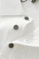 EdgeTrim Mesh Polo WHITE