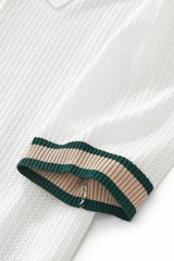 EdgeTrim Mesh Polo WHITE