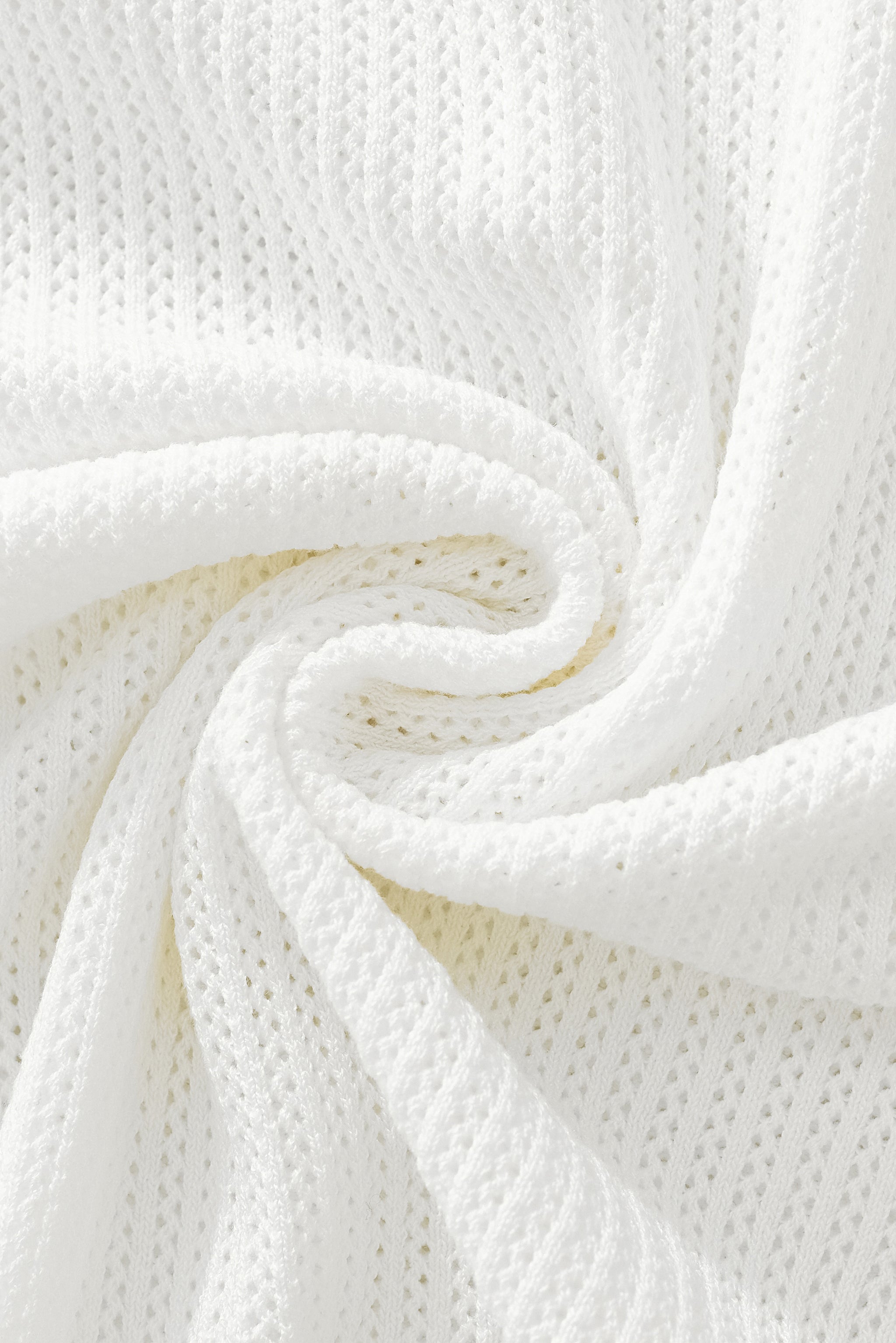 EdgeTrim Mesh Polo WHITE