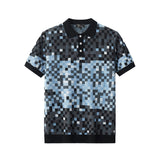 Pixel Fade Polo BLACK