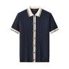 Verona Knit SS Shirt NAVY