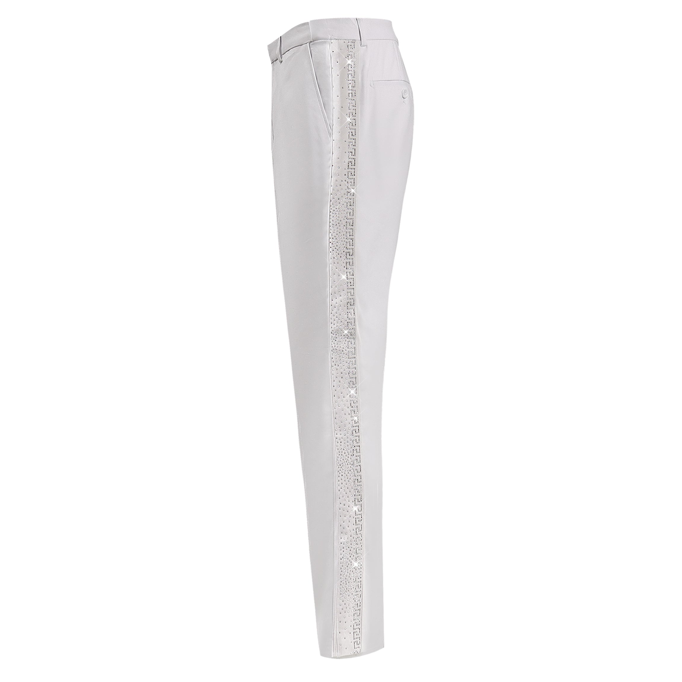 Gem Glam Pant WHITE/SILVER