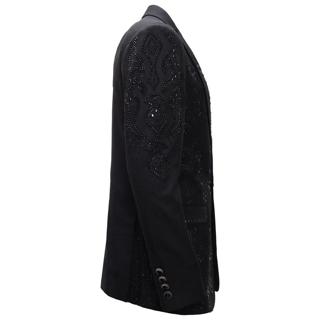 Crystal Command Blazer BLACK