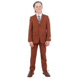 Stacy Adams Boy's 5pc Solid Suit