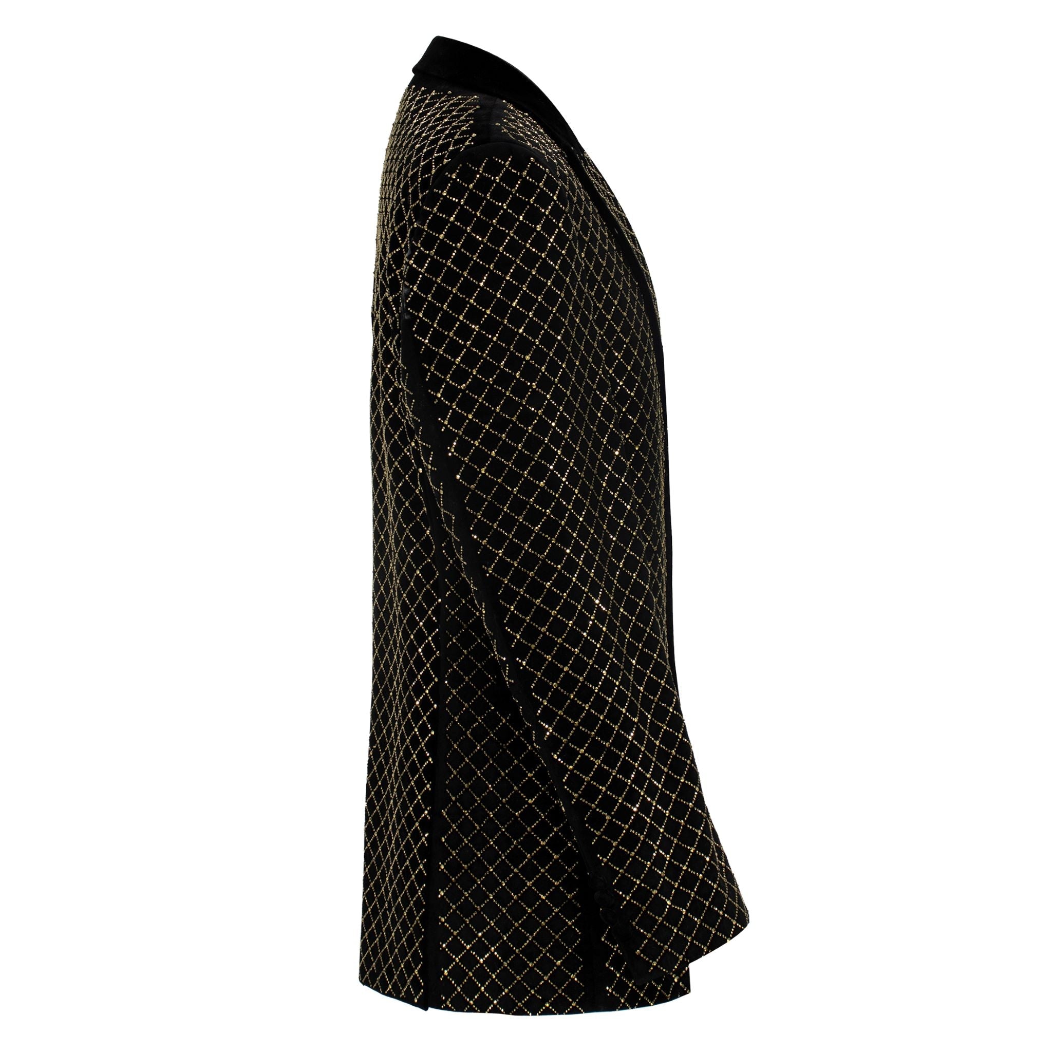 Opulent Outfit Blazer BLACK/GOLD