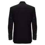 Culture Couture Embellished Blazer – Red Carpet Edition BLACK/SILVER