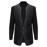 Culture Couture Embellished Blazer – Red Carpet Edition BLACK/SILVER