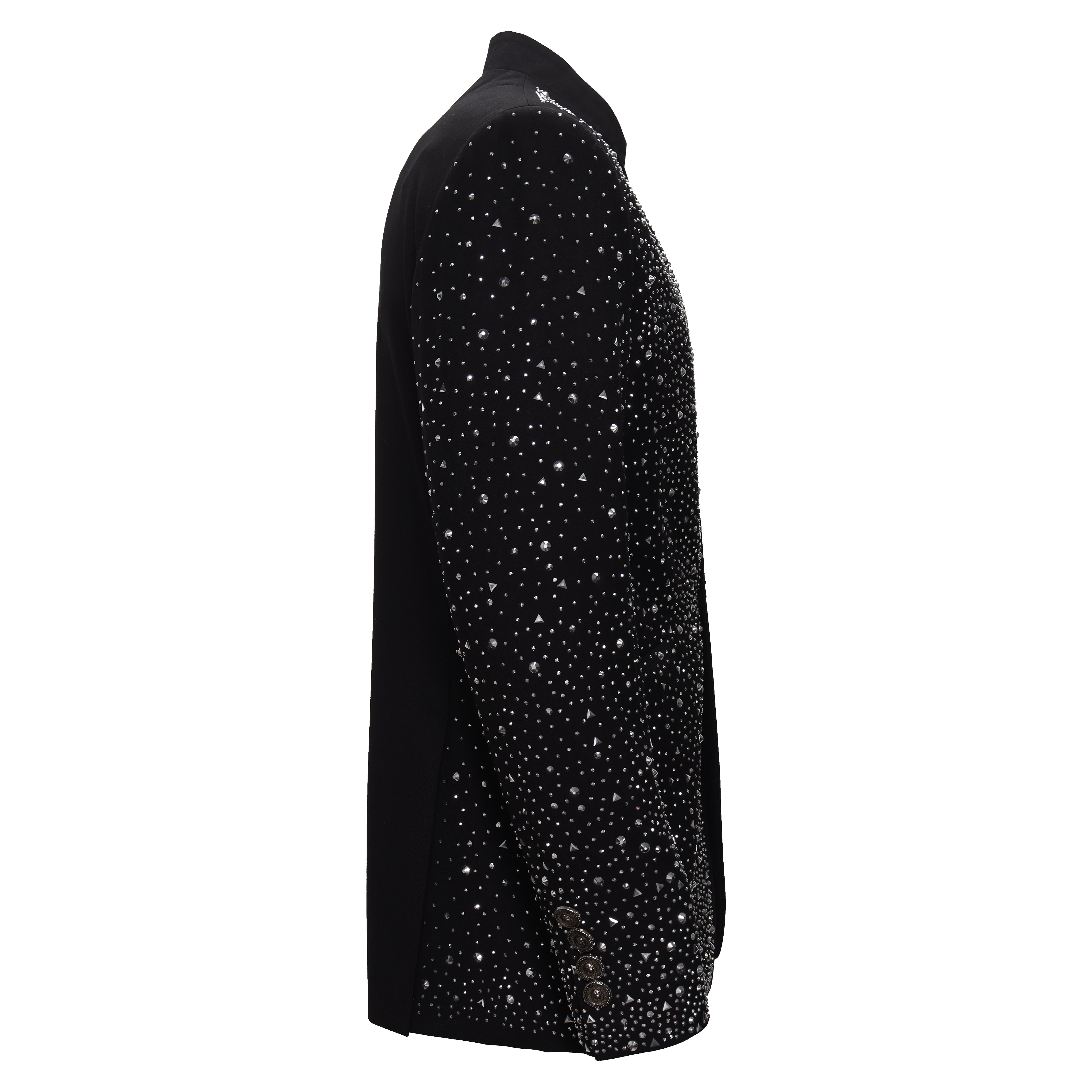 Culture Couture Embellished Blazer – Red Carpet Edition BLACK/SILVER