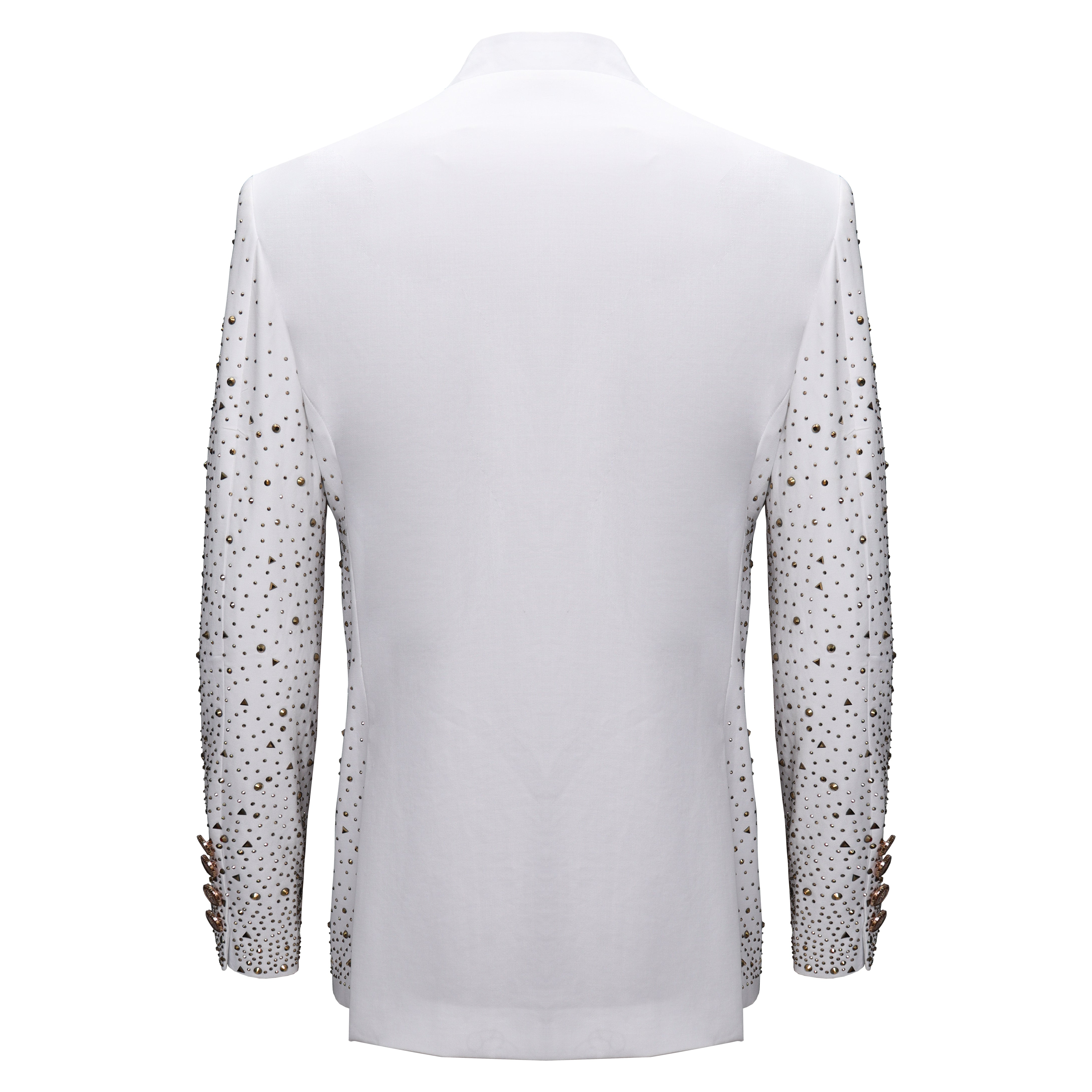 Culture Couture Embellished Blazer – Red Carpet Edition WHITE/GOLD