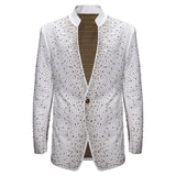 Culture Couture Embellished Blazer – Red Carpet Edition WHITE/GOLD