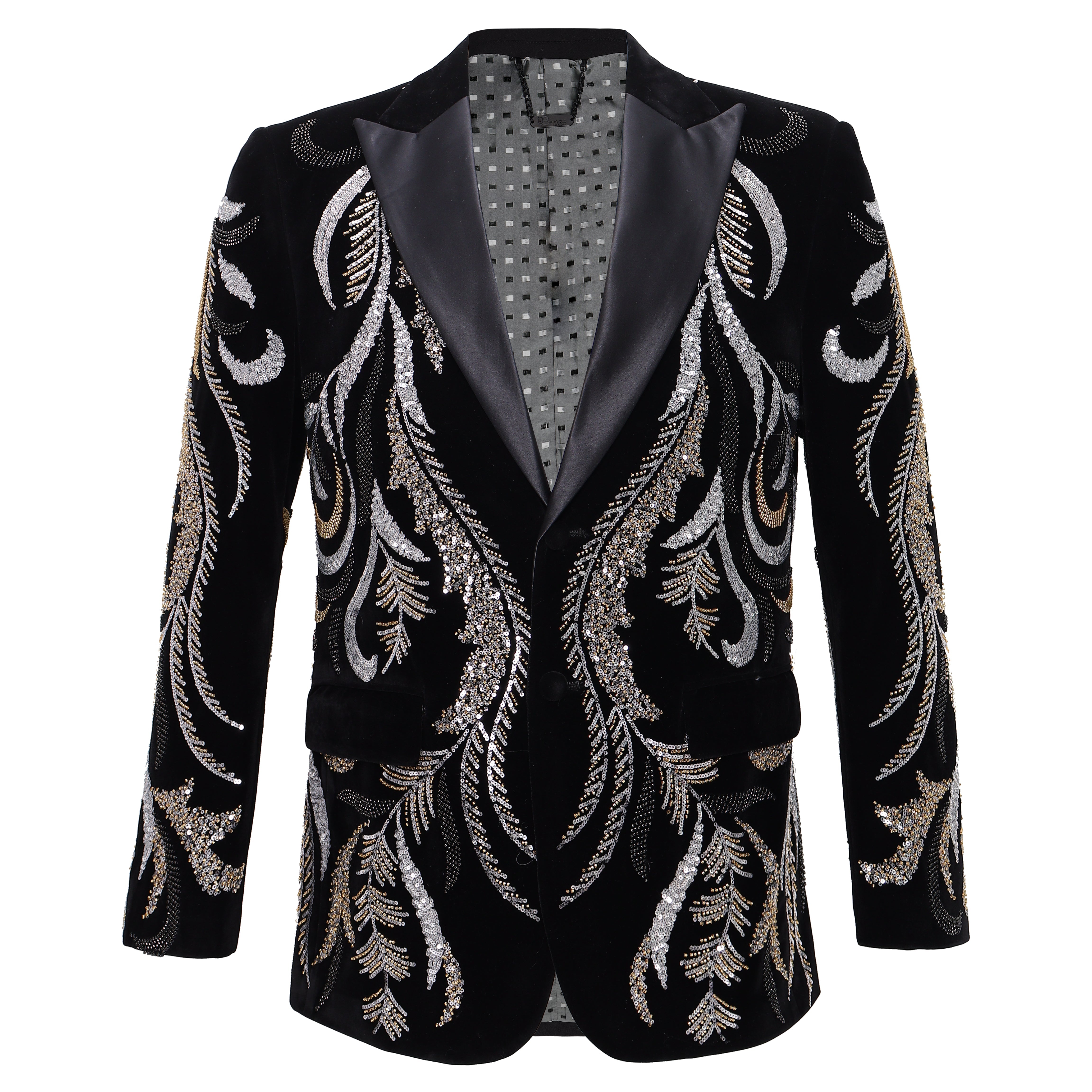 Crystal Gold Blazer BLACK/GOLD