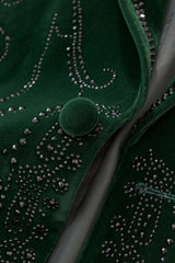 Valent Velvet Blazer GREEN