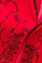 Valent Velvet Blazer RED