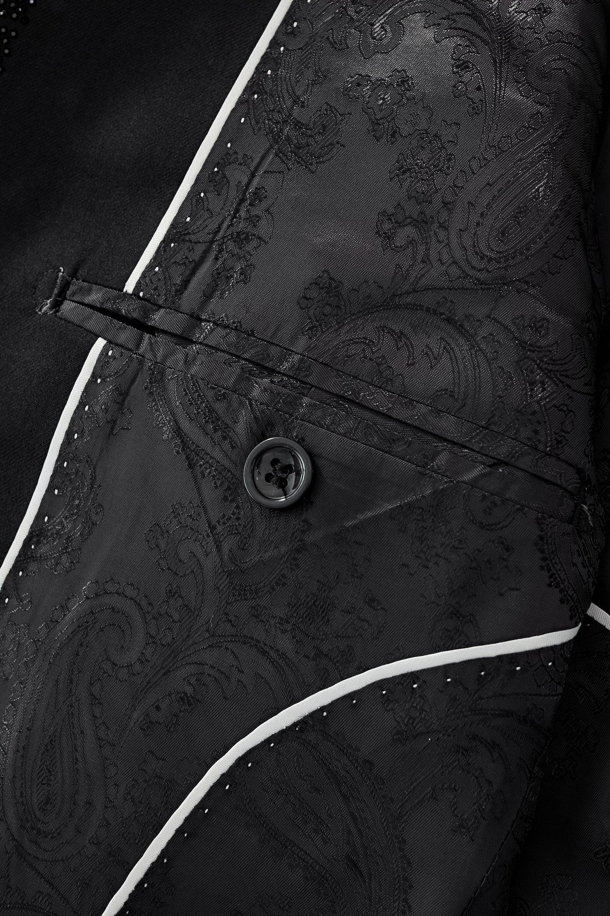 Radiant Hex Crystal Blazer BLACK/BLACK