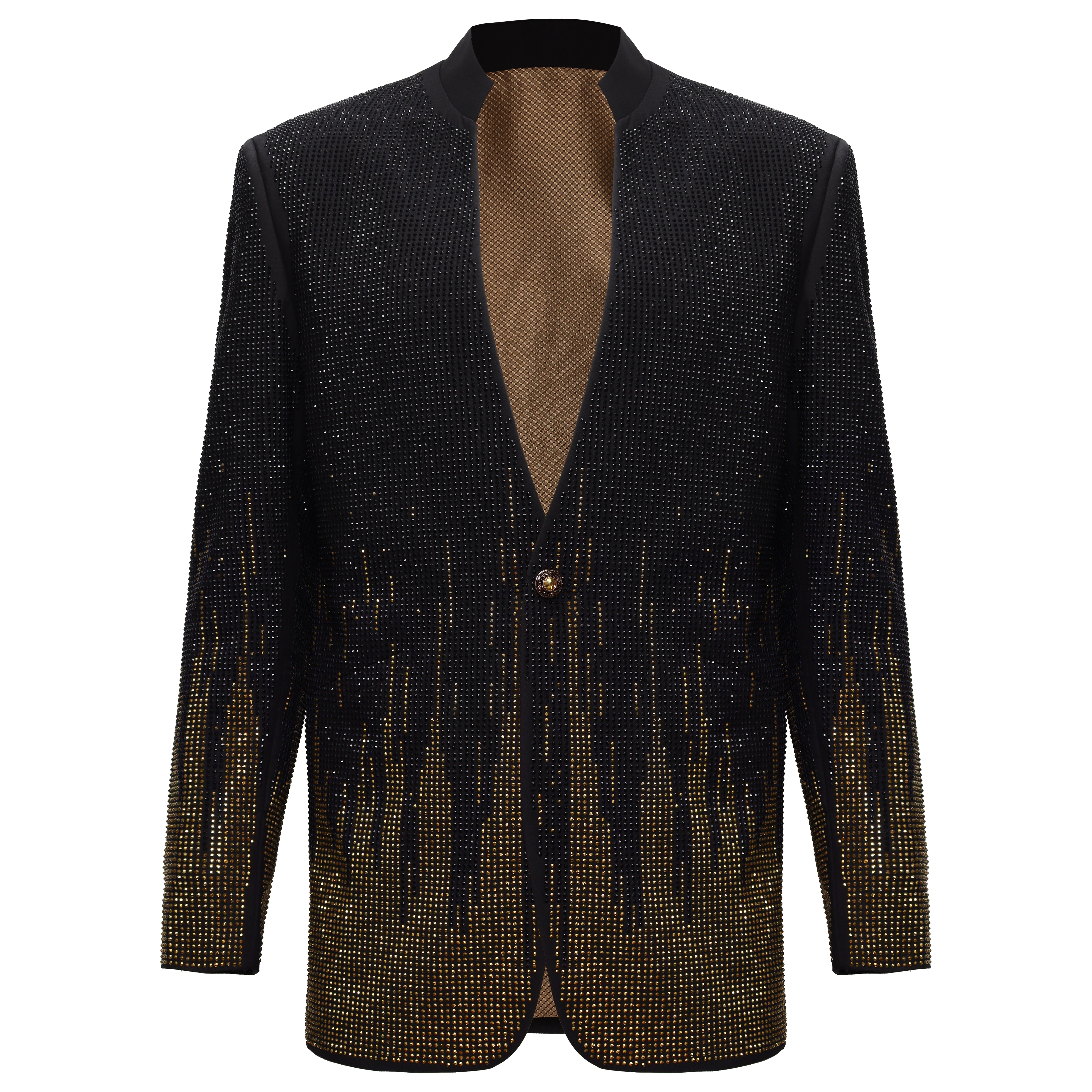 GOLDEN MIRAGE BLAZER BLACK/GOLD
