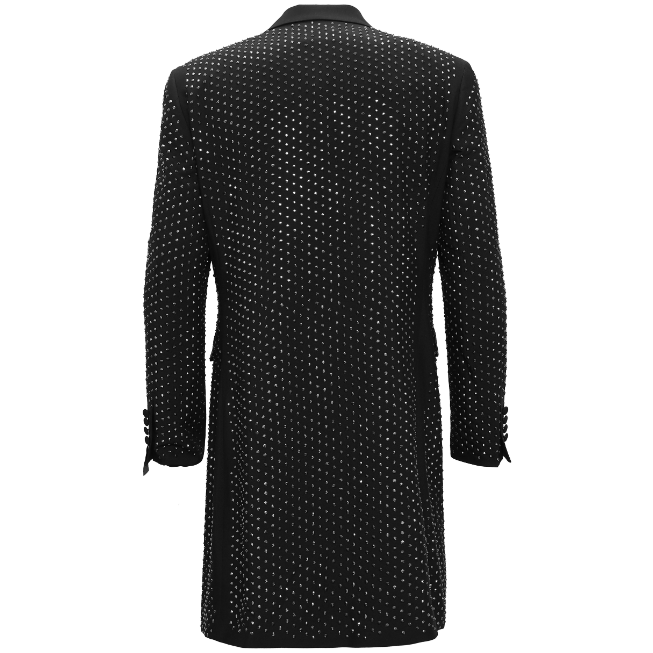 Sparkle The Night Away Long Blazer BLACK/SILVER