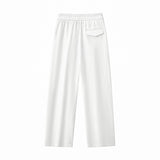 Crinkle Texture Shirt & Pant Set WHITE