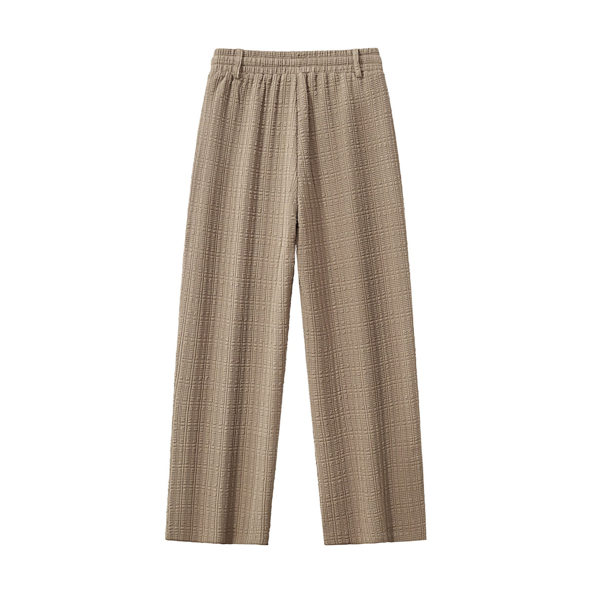 Barocco Loft Men's Textured Shirt & Pants Set - Brown