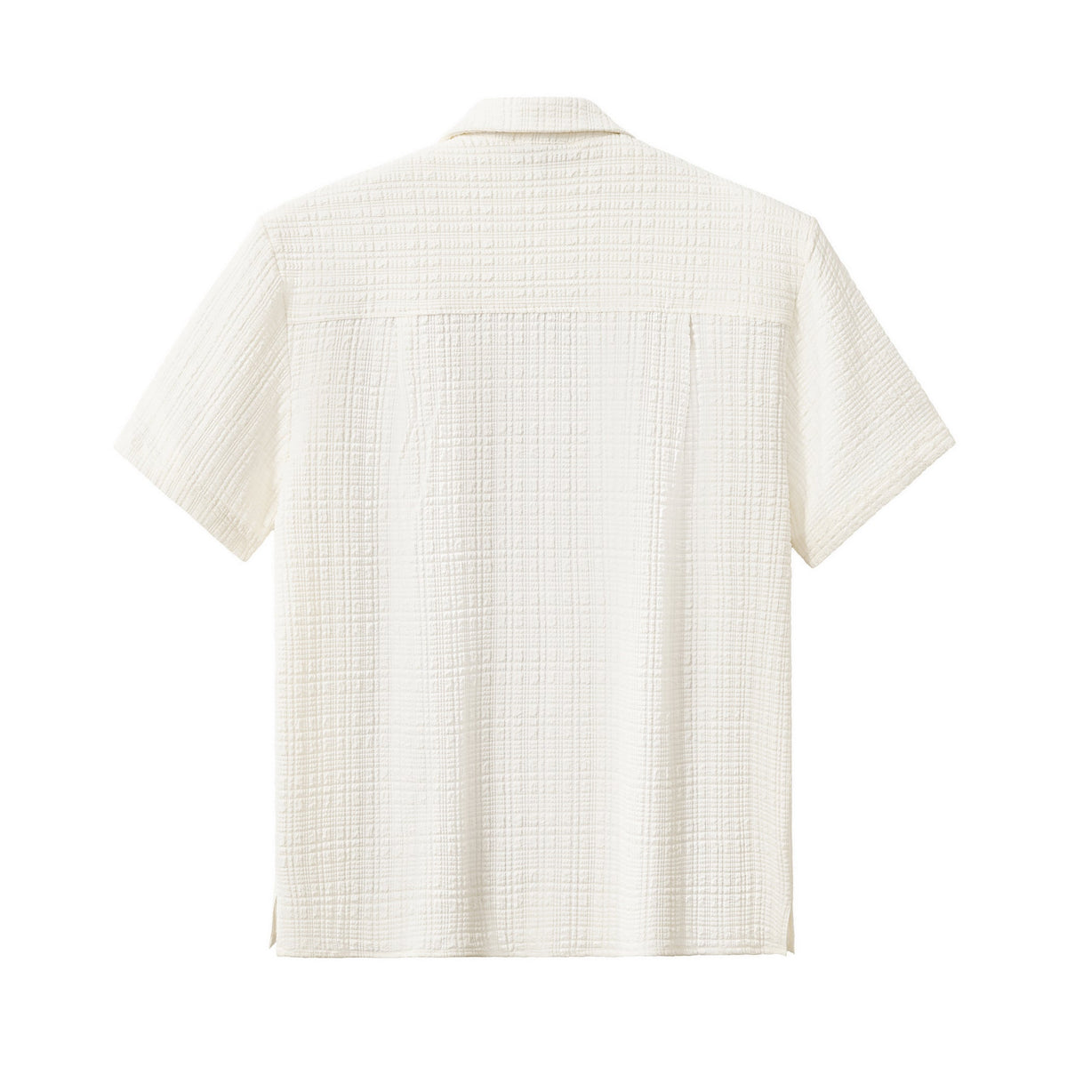 Barocco Loft Men's Textured Shirt & Pants Set - Taupe