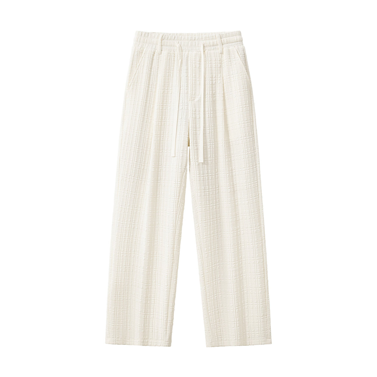 Barocco Loft Men's Textured Shirt & Pants Set - Taupe