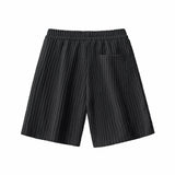 Drift Set – Waffle Textured Shirt & Short BLACK
