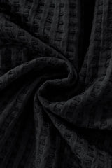 Drift Set – Waffle Textured Shirt & Short BLACK