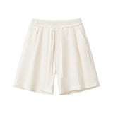 Drift Set – Waffle Textured Shirt & Short WHITE
