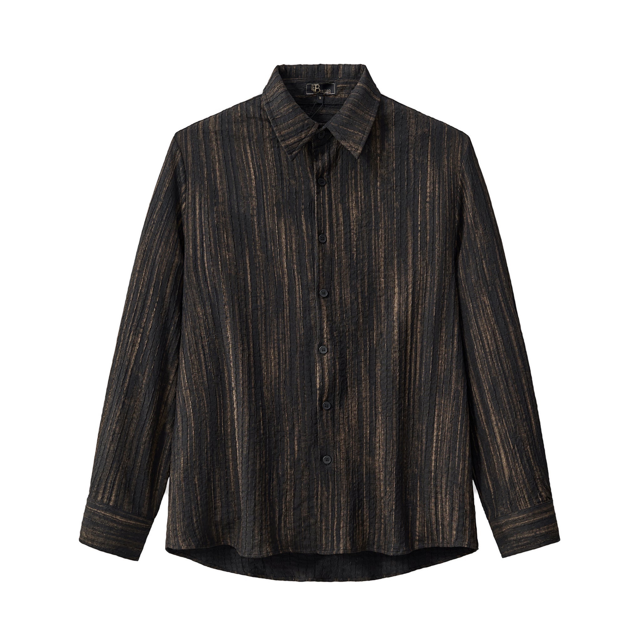 Canyon Set – Printed LS Shirt & Pleated pant BLACK