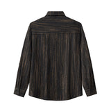 Canyon Set – Printed LS Shirt & Pleated pant BLACK