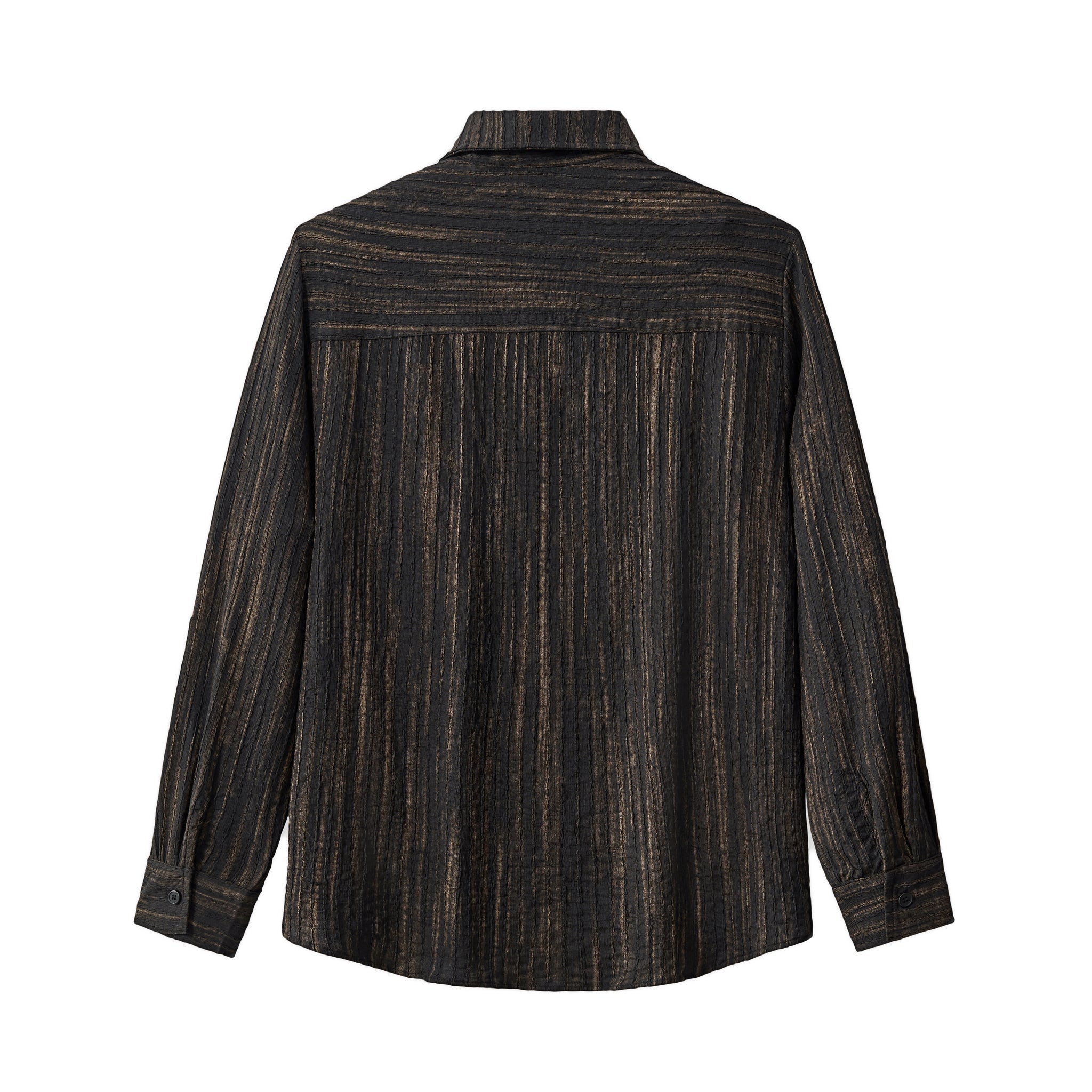 Canyon Set – Printed LS Shirt & Pleated pant BLACK