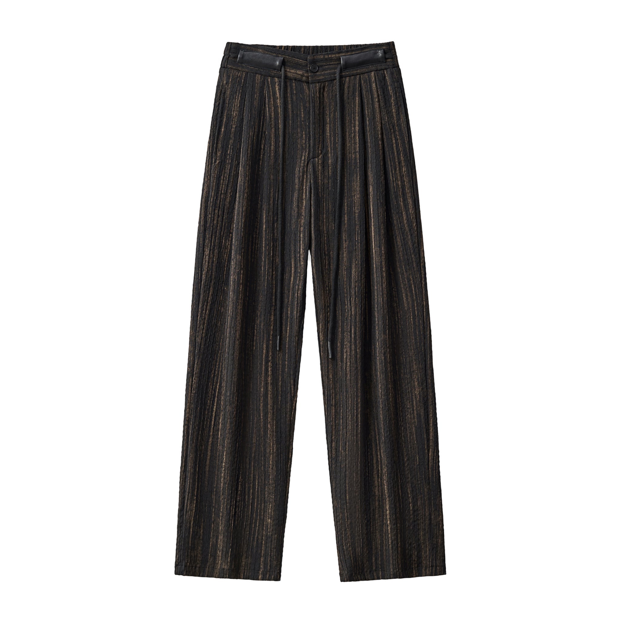 Canyon Set – Printed LS Shirt & Pleated pant BLACK