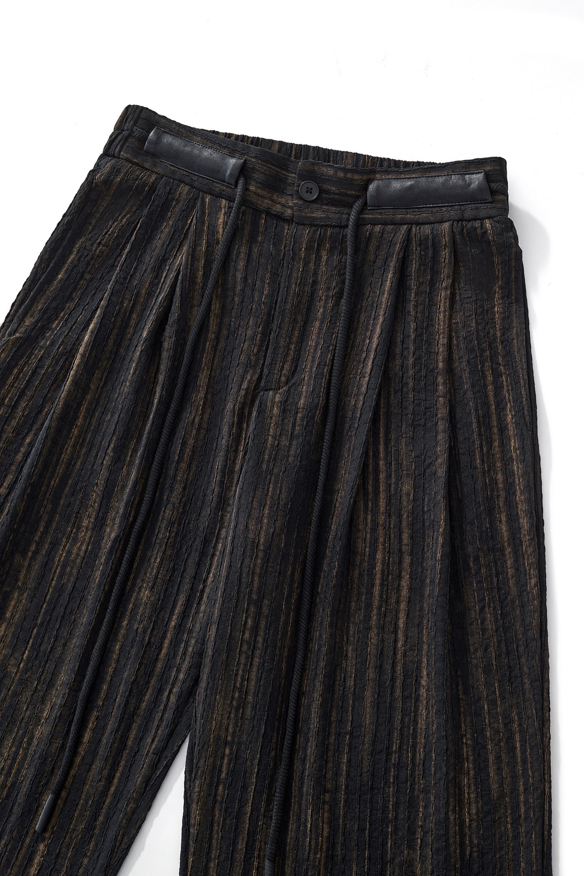 Canyon Set – Printed LS Shirt & Pleated pant BLACK