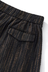 Canyon Set – Printed LS Shirt & Pleated pant BLACK