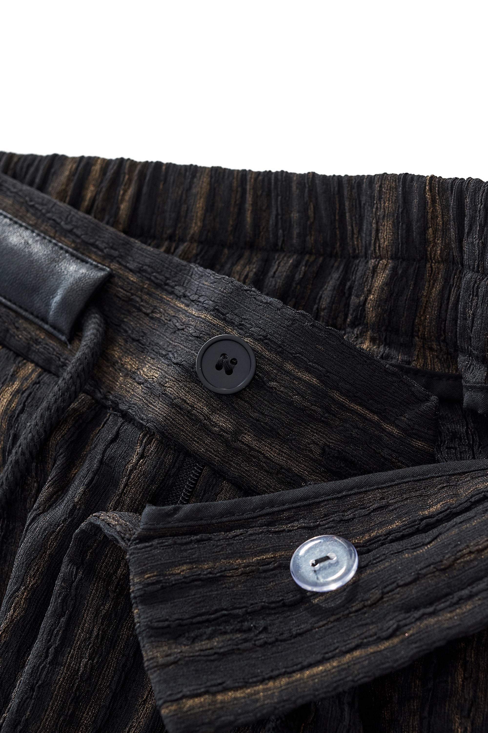 Canyon Set – Printed LS Shirt & Pleated pant BLACK