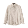 Barocco Canyon Men's Printed Long Sleeve Shirt & Pleated Pants Set - Taupe