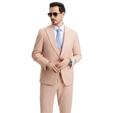 Men's Stacy Adams Hybrid-Fit 3pc Suit Set, Jacket Vest and Pants