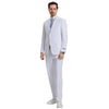 Men's Stacy Adams Hybrid-Fit 3pc Notch Lapel Suit Set, Jacket Vest and Pants
