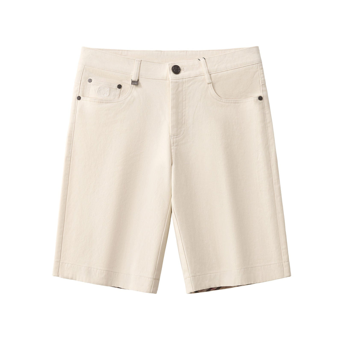 Barocco Apex Men's Stretch Shorts - Beige