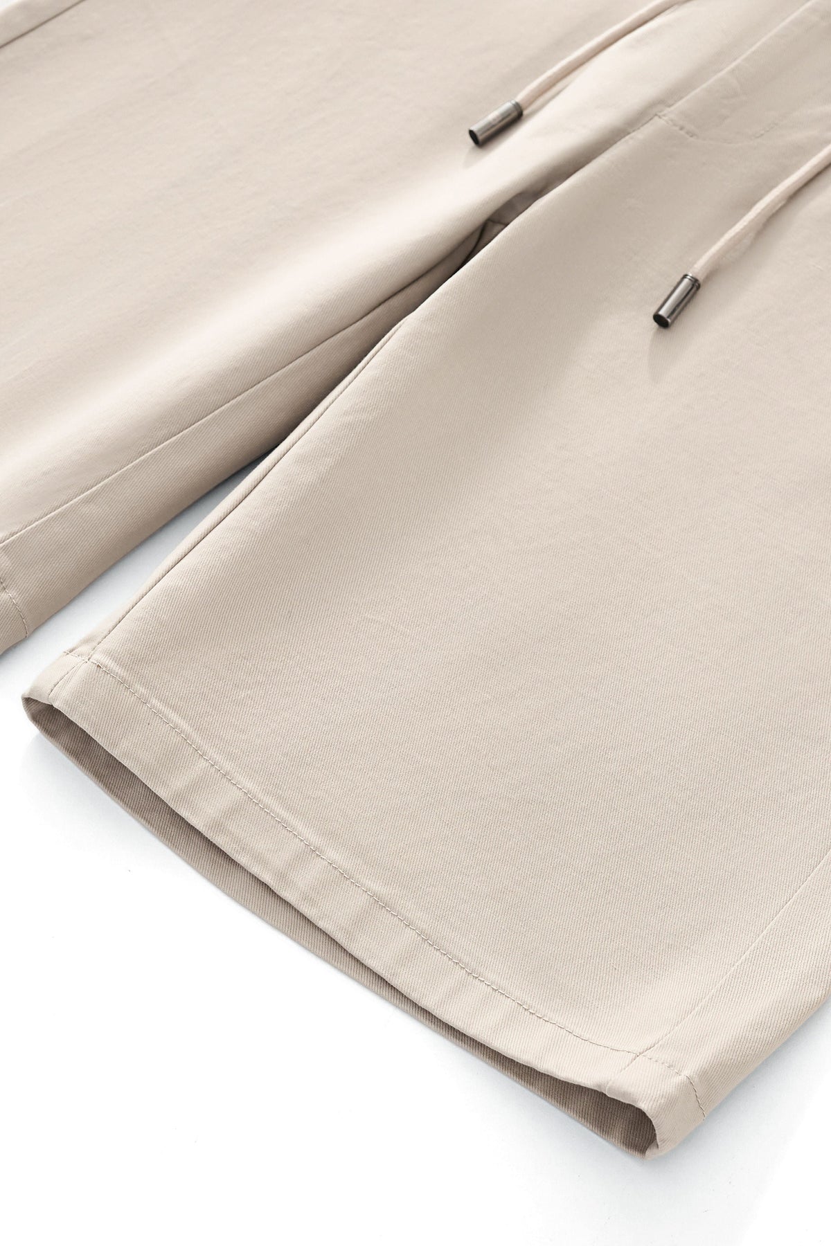 Barocco Apex Drawstring Men's Stretch Shorts - Beige