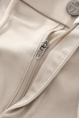 Barocco Apex Drawstring Men's Stretch Shorts - Beige