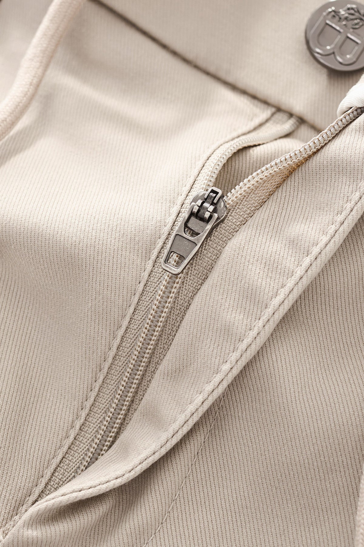 Barocco Apex Drawstring Men's Stretch Shorts - Beige