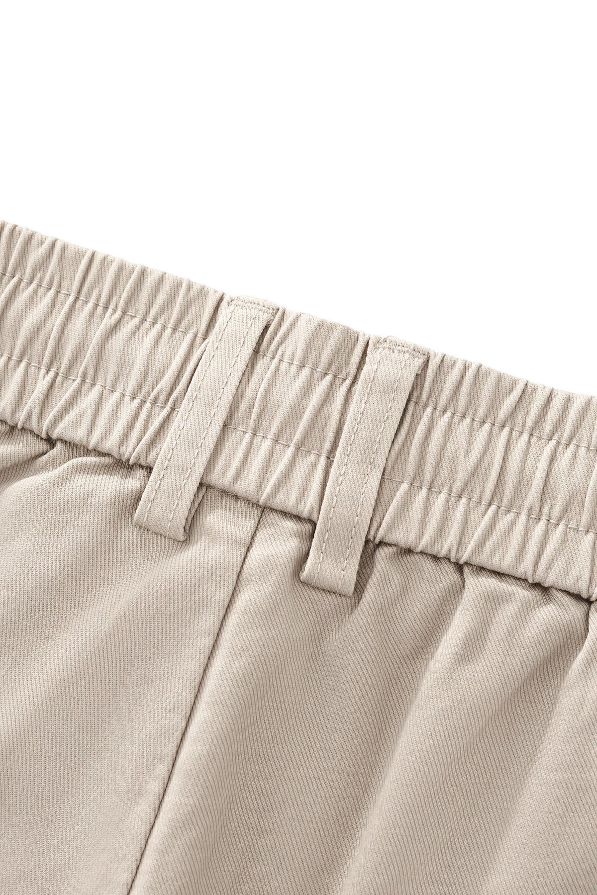 Barocco Apex Drawstring Men's Stretch Shorts - Beige