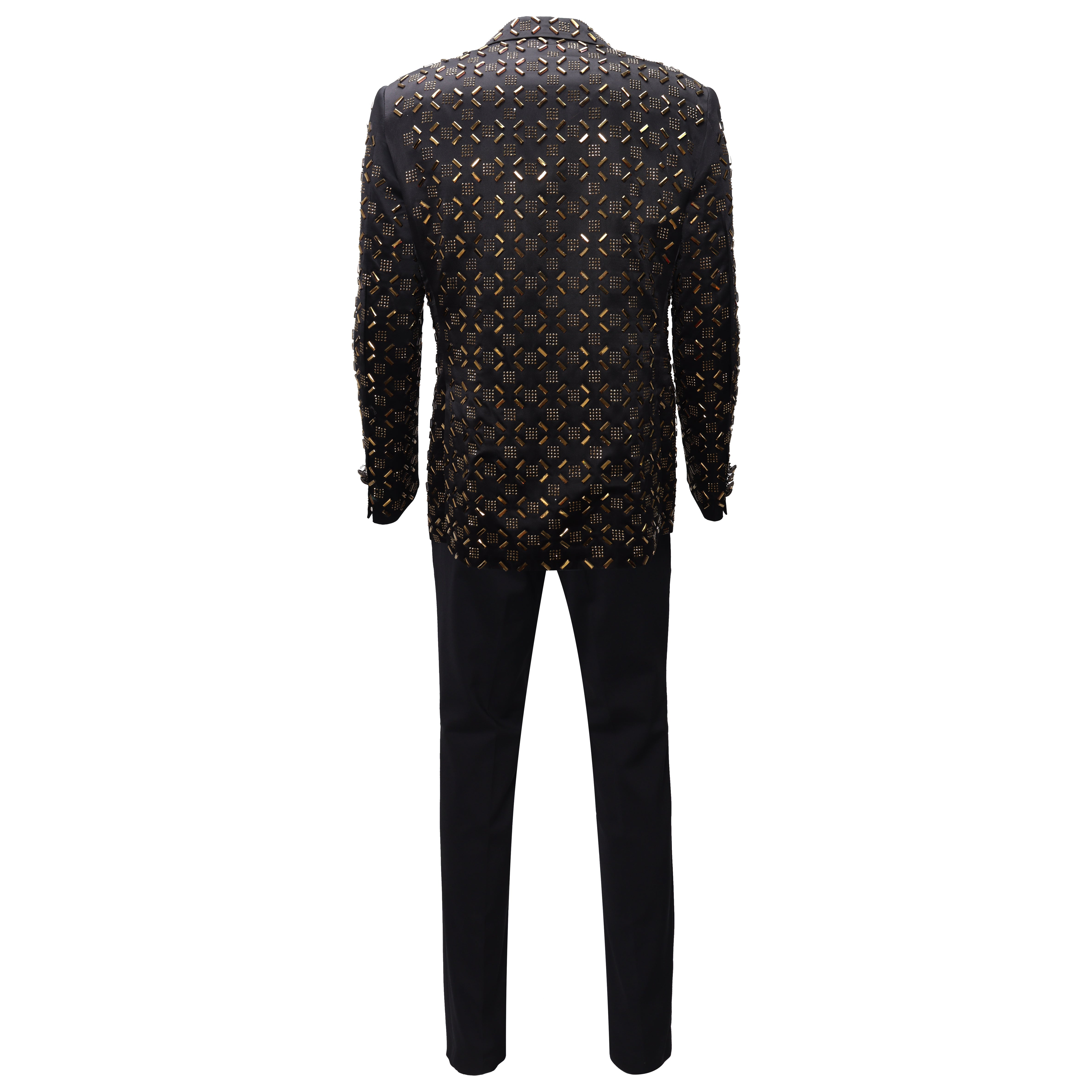 Golden Edge suit BLACK/GOLD