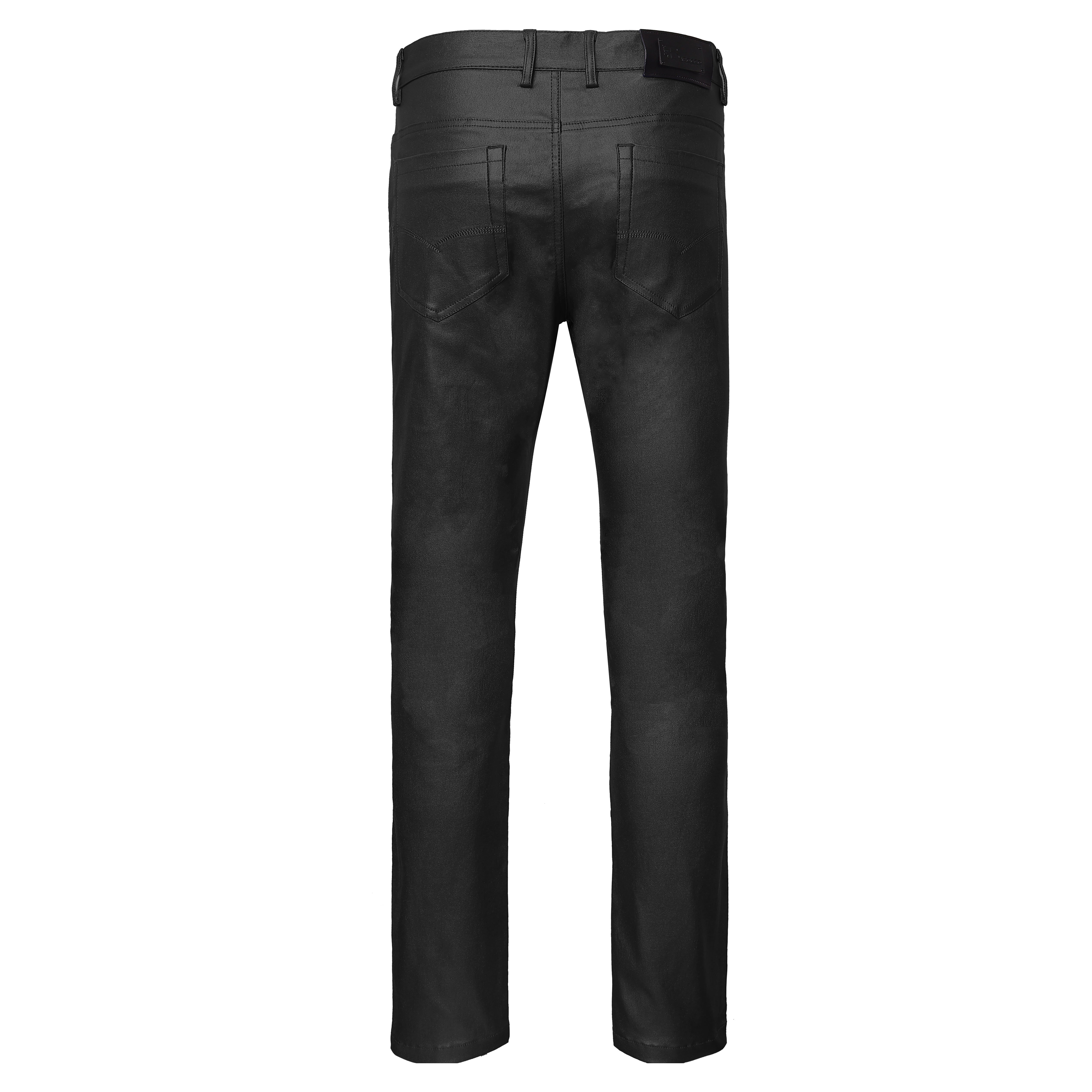 Versatile Vogue Metallic Jeans BLACK