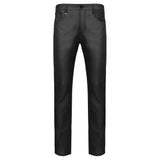 Versatile Vogue Metallic Jeans BLACK