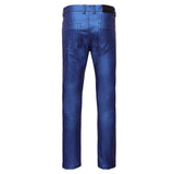 Versatile Vogue Metallic Jeans BLUE