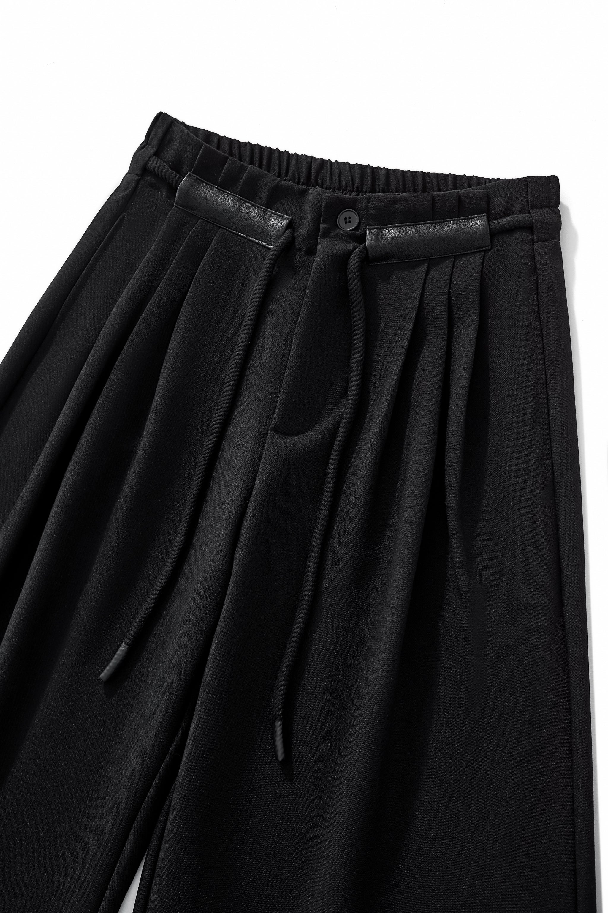Belmont Pleated Trousers BLACK