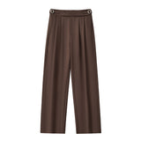 Wellington Side-Tab Trousers COFFEE