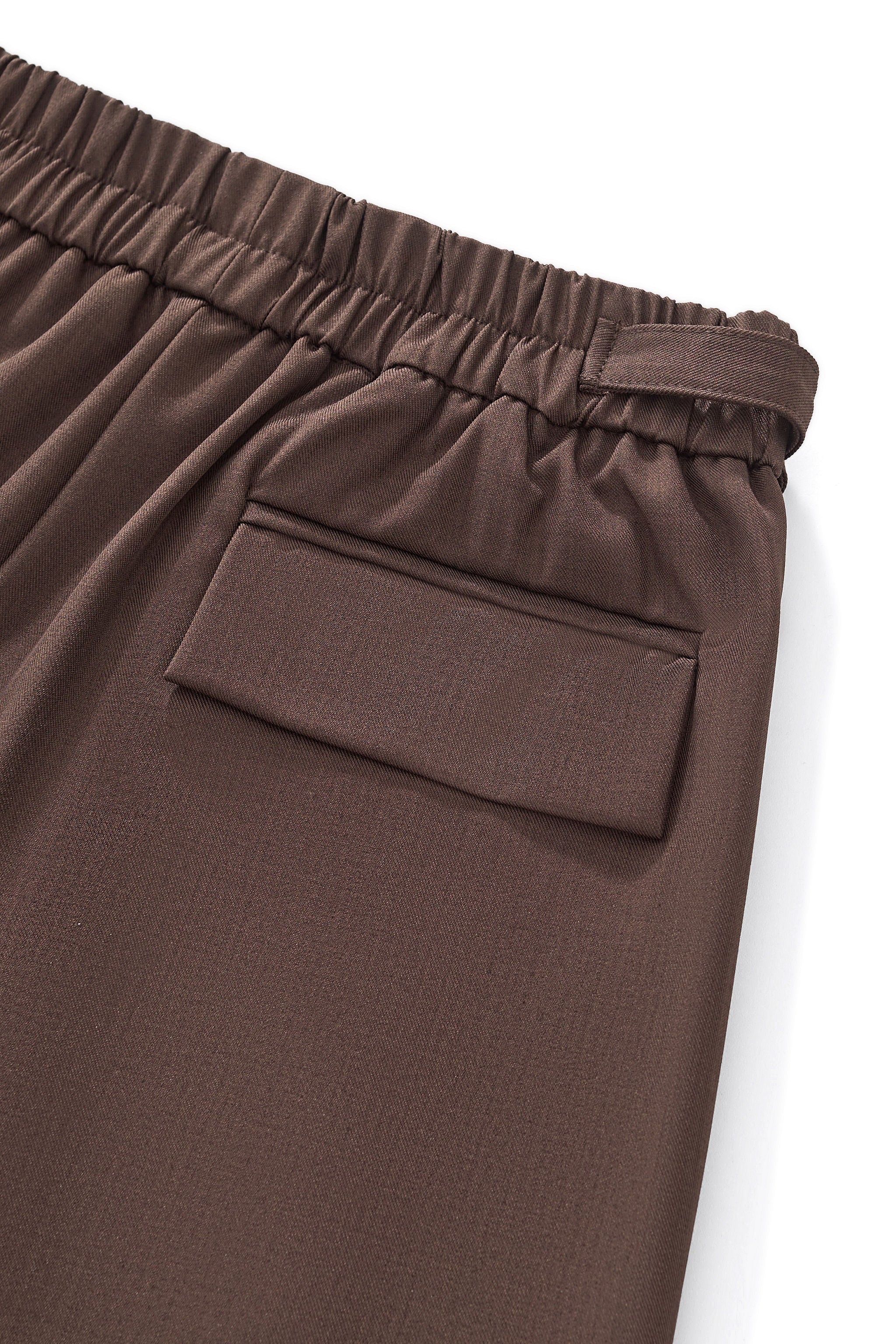 Wellington Side-Tab Trousers COFFEE